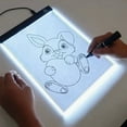 thumbnail image 2 of A5 Three Level Dimmable Led Light Pad Drawing Board Pad Tracing Light Box Eye Protection Easier for Painting, 2 of 6