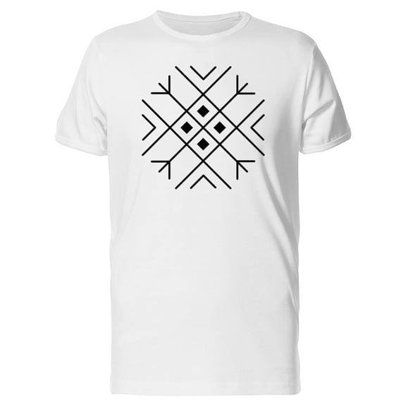 Rhomboids Line Art Tee Men's -Image by Shutterstock