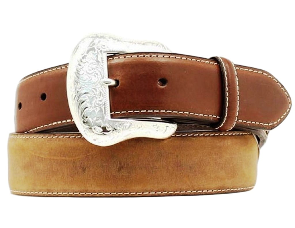Nocona Western Belt Mens Leather Top Hand Laced Rich Earth N2475444 ...