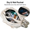 thumbnail image 2 of Petit Sac de Sport pour Femmes avec Compartiment pour Chaussures à Poche Mouillée Sac de Voyage Fourre-Tout Sac de Cabine Sac de Nuit Sac de Fin de Semaine pour Femmes, 2 of 5