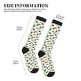 thumbnail image 4 of Sikiie Cartoon Sea Turtle 1 Pairs Compression Socks for Men and Women 15-20 mmHg Running Support Socks, 4 of 7