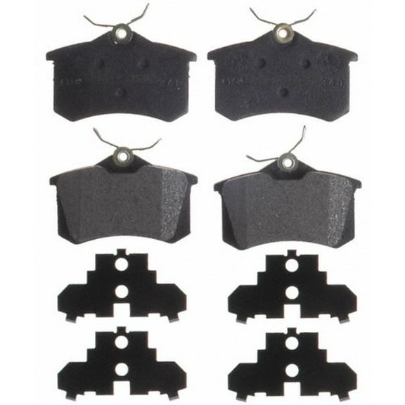 Raybestos SGD340AM Service Grade Semi-Metallic Disc Brake Pad Set Fits select: 2000-2004,2006 VOLKSWAGEN JETTA
