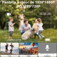 thumbnail image 3 of Mini Cámara de Acción 1080P HD con WiFi, Cámara POV Portátil Magnética de Pulgar con Almacenamiento 128GB, Impermeable IP68 30M, para Moto, Ciclismo, Casco y Grabación de Mascotas, 3 of 7