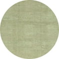 thumbnail image 1 of Ahgly Company Indoor Round Abstract Olive Green Abstract Area Rugs, 7' Round, 1 of 6