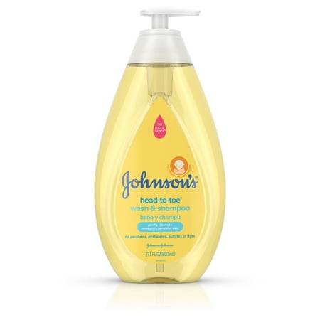 Johnson s Head-To-Toe Gentle Baby Body Wash & Shampoo 27.1 fl oz (Pack of 12)
