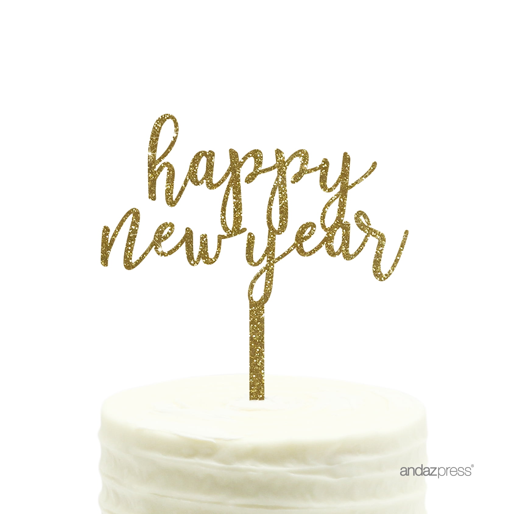 Gold Glitter Cheers to 2020 Cake Topper Happy New Year Party Decorations Hello 2020 Cake Toppers 