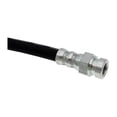 thumbnail image 3 of KarParts360 For Mitsubishi Mirage 1990 1991 1992 Brake Hose | Black | Treated Steel End 1 | Flexible Hose | Female End 1 | 10MM End 1 Thread Size | M10 By 1.0 Inside Diameter End 2 | For 46430-SA0-00, 3 of 4