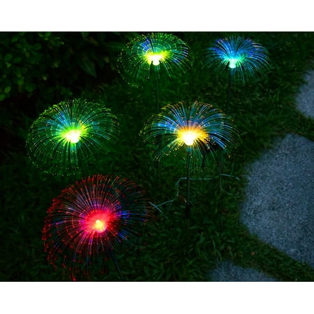 

Casewin Upgraded Solar Lights Outdoor Garden 5 Pack 7 Color Changing Solar Jellyfish Lights Garden Waterproof Outdoor Decorative Solar Flowers Light