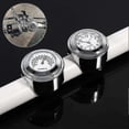 thumbnail image 3 of Waterproof Motorcycle Handlebar Clock with Digital Thermometer, 7/8" Mount White, 3 of 3