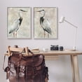 thumbnail image 2 of Stupell Industries Abstract Watercolor Great Heron Birds Expressive Tan Feathers, 24 x 30, Design by Carol Robinson, 2 of 7