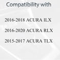 thumbnail image 3 of Smart Key Fob Replacement Fits for 2016-2018 ILX / 2016-2020 RLX / 2015-2017 TLX Keyless Remote Control Key Replacement FCC ID: KR5V1X P/N:72147-T23-A01/A11, 3 of 8