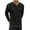 Black, variant on Thrilos Sweatshirts for Men Henley Casual Long Sleeve Shirts Lightweight Front Placket Fit T Shirts
