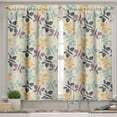 thumbnail image 2 of Ambesonne Butterfly Valance & Curtain, Abstract Springtime, 55"x36", Multicolor, 2 of 6