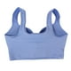 thumbnail image 4 of Sujetador Deportivo Push Up De Cobertura Total Sin Costuras Deep-V Morado Claro XL Sunnimix Sostén deportivo, 4 of 8