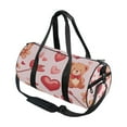 thumbnail image 2 of BZSMCE Bucket Sports Bag Creative Sweetheart Bears Pattern Casual Simple Bag, 2 of 6