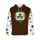 thumbnail image 5 of Sudadera con capucha para hombre, estilo informal, con estampado del Día de San Patricio, con cordón y manga larga, de poliéster., 5 of 5