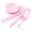 Pink, variant on LIERTOUR Plastic Kitchen Knife Set for Training, 6 Pcs Include Cutting Board, 2 Serrated Fruit Knives, 2 Plates and 1 Fork, Safe Food Grade Slicer for Culinary Pink