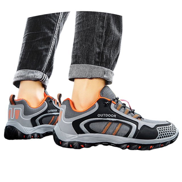 Bmisegm Espadrilles pour Hommes Espadrilles de Randonnée Chaussures de Marche Légères pour l'Extérieur Chaussures de Course Non Étanches pour un Randonnée Confortable Chaussures pour Hommes Espadrilles Grises 10