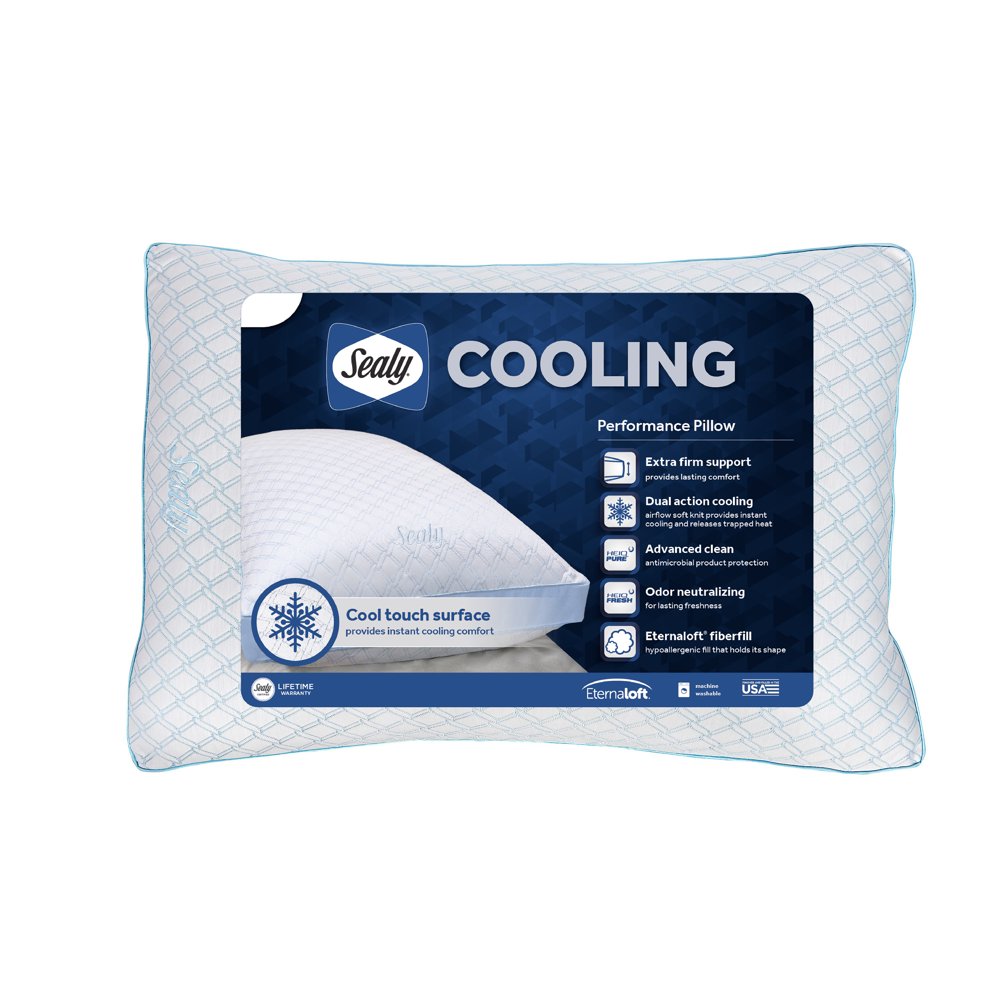 Sealy Cooling Pillow, Standard/Queen