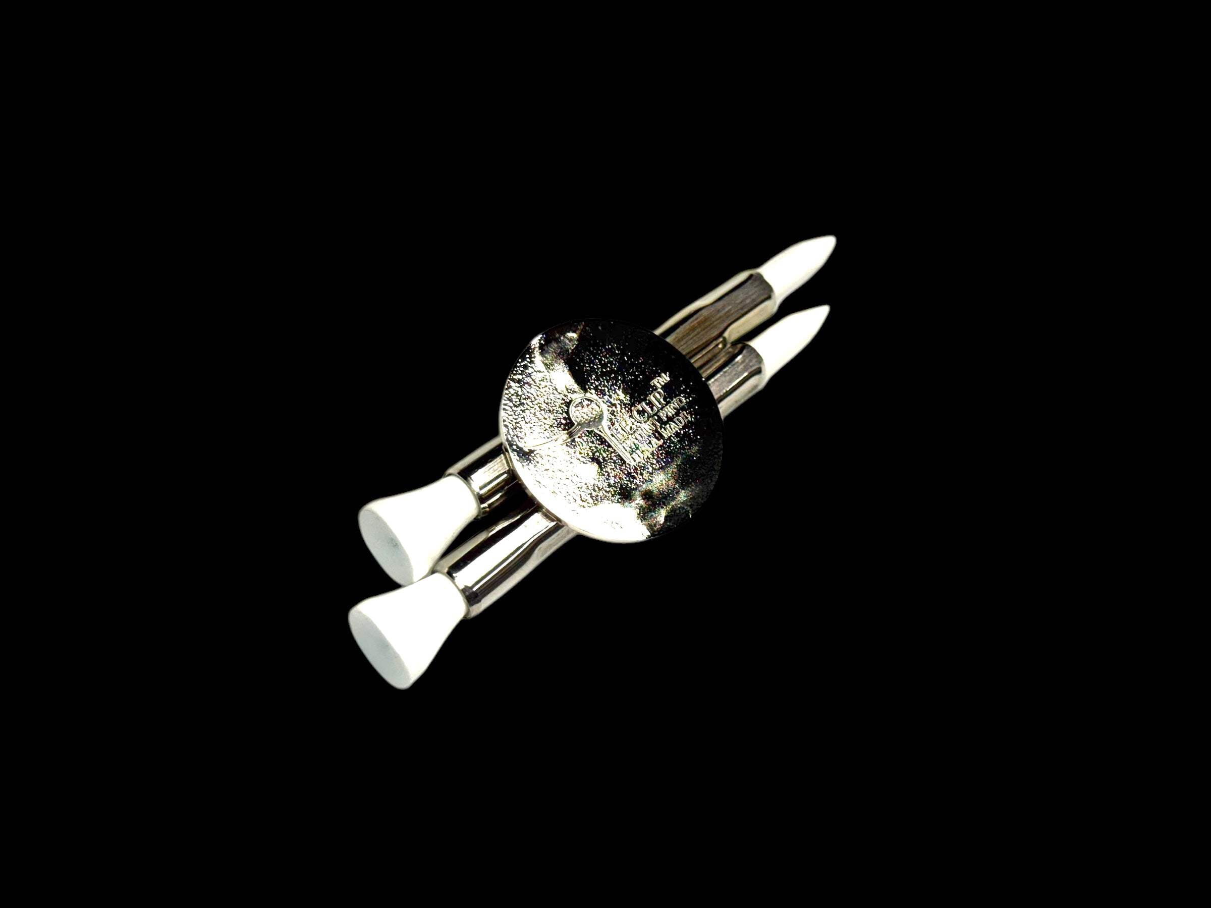 The Tee Clip Magnetic Golf Tee Holder with Magnetic Hat Clip