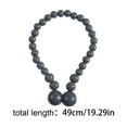 thumbnail image 6 of RXMEKW Curtains for Bedroom Magnetic Wood Bead Curtain Tieback Holder Bedroom Bathroom, 6 of 6