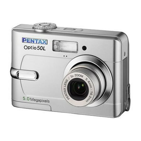 Pentax Optio 50L - Digital camera - compact - 5.0 MP - 3x optical zoom