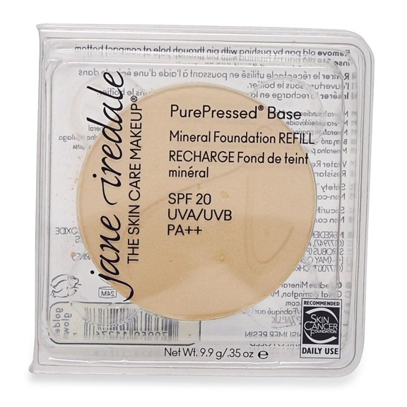 jane iredale PurePressed Base Refill Golden Glow 0.35 Oz