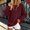 Wine, variant on NominalSnug Corduroy Sweatshirts for Women Plain Long Sleeve Casual Tops Loose Fit Fall Tops