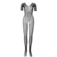 thumbnail image 4 of Gunia Lingerie for Women Men'S Sheer Bodysuit With Design High Elasticity Front Back Hollow Out Transparent Jumpsuit Stylish Him Underwear for Honeymoon Wedding Night, 4 of 4