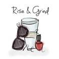 thumbnail image 3 of Quach, Anna 12x14 Black Modern Framed Museum Art Print Titled - Rise and Grind, 3 of 5