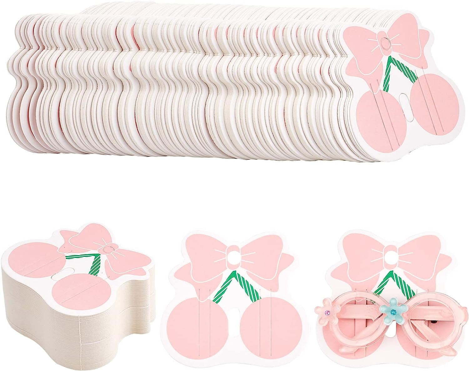 200Pcs Hair Clips Card Paper Clips Cards Display Cards Hair Pin Display