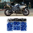 thumbnail image 4 of Tornillos Para Motocicleta ANGGREK Kit De Pernos De Carenado Universal 177 Piezas M5 M6 Azul, 4 of 8