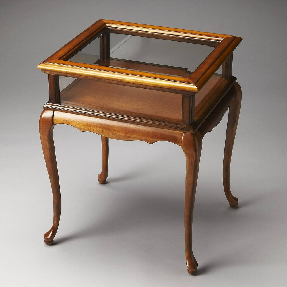 Butler Burton Olive Ash Burl Curio Table