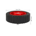 thumbnail image 2 of OULII 2 Pcs Roue Auxiliaire de Tondeuse à Gazon Roue de Tondeuse Rouge pour Propriétaires et Jardiniers, 2 of 8