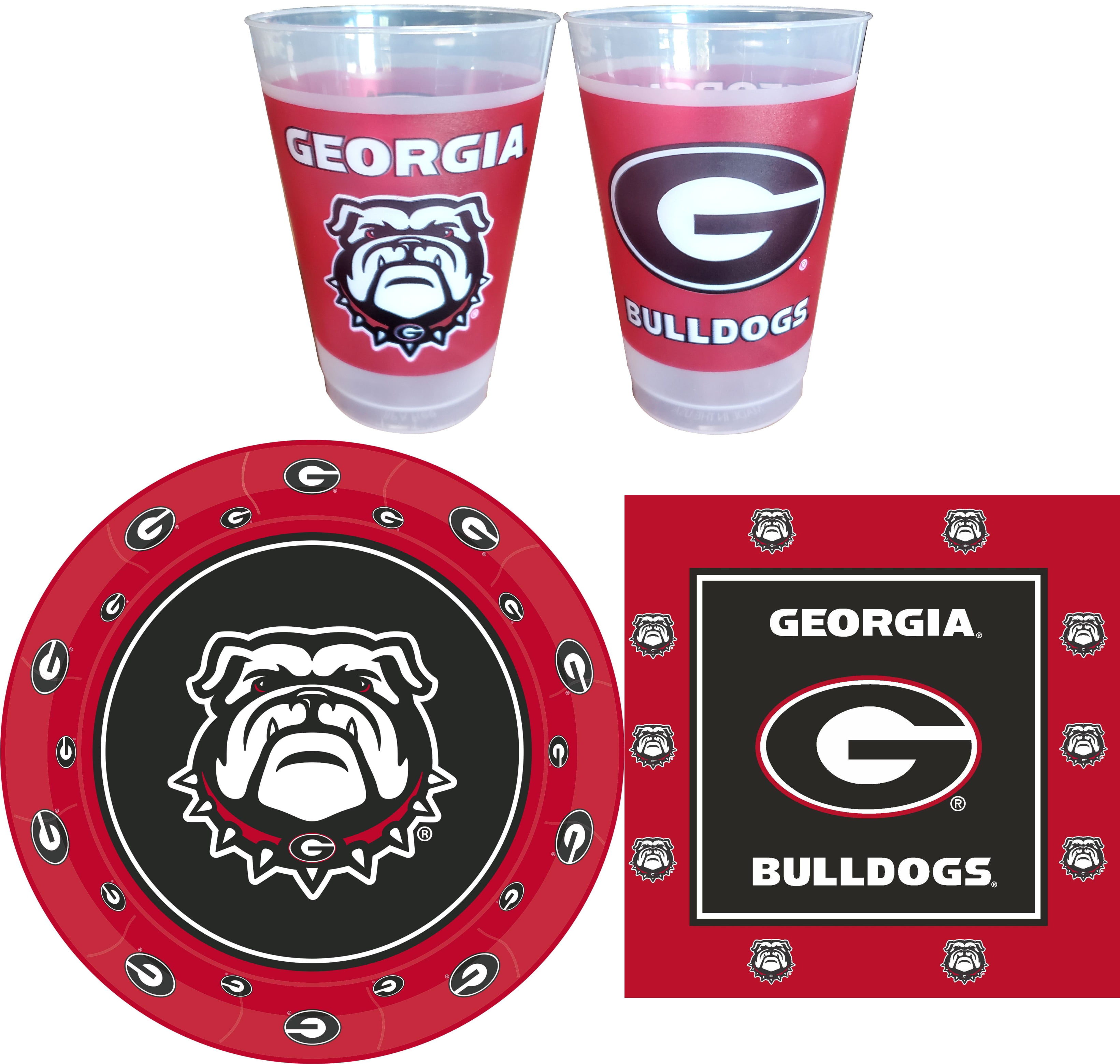 GEORGIA BULLDOGS Football Game Day Birthday Party Balloons Decorations Supplies 
