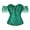 #0274-Army Green, variant on Vintage Off Shoulder Corset Bustier Lace Up Boned Overbust Corset Renaissance Corset Party Tops for Women