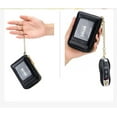 thumbnail image 5 of Women Genuine Leather ID Case Card Holder with Key Chain. 12 Credit Card Vertical Slots Fluorescent Minimalist Wallet Purse. RFID Blocking., 5 of 8