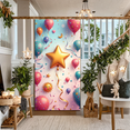 thumbnail image 4 of LUUFILx Colorful Star Balloons Backdrop Background for Birthday Party Decorations Photography Props Happy Celebration Festive Decor Event Supplies Banner, 4 of 7