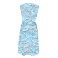 thumbnail image 4 of Hxlamzoo Dress for Women Casual Fashion Sleeveless Round Neck Print Summer Dress with Pockets for Daily Wear, 4 of 7