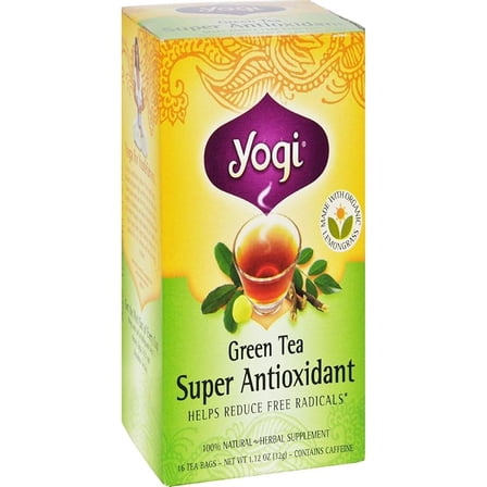 1x Yogi Herbal Green Tea, Super Antioxidant, 16 ct