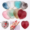 thumbnail image 2 of Manicure Palette Smooth Surface Golden Rim  Edge Good Firmness DIY Japanese Style Heart-shaped Nail Display Board Female Supply, 2 of 6