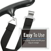 Stainless Steel Digital Luggage Scale with Tare Function and 110lb/50kg Capacity - Silver -2 pack