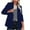Blue, variant on tklpehg Womens Blazers for Work Casual Lightweight Blazer Open Front Lapel Long Sleeve Work Office Blazer Jacket Fall Coat Long Sleeve Leisure Solid Color Overcoat Loose Outwear Blue S