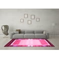 thumbnail image 3 of Ahgly Company Indoor Rectangle Abstract Pink Contemporary Area Rugs, 3' x 5', 3 of 4