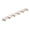 White, variant on 6 Hooks Wall Mounted Coat Rack With Knobs Metal Wall Hooks For Entryway Bedroom Bathroom(Grey-44Cm)