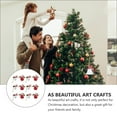 thumbnail image 5 of FUEENIRVA 12Pcs Hanging Bells Christmas Decorations Assorted Color Xmas Bells Pendants for Festive Party Decor, 5 of 8