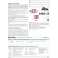 Lithonia Lighting LHQM LED G HO M6 LED Exit and Emergency Light Combo 2