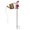 White, variant on Christmas Decorations Solar Lights Outdoor Waterproof Santa Claus Watering Can Light Outside Holiday Patio Garden Lawn Pathway Landscape Cascade LED Lamps,White
