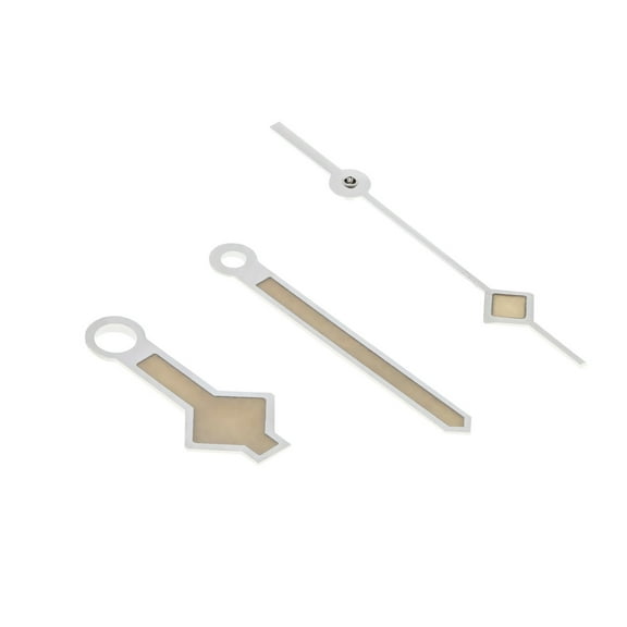 SNOW FLAKE AGED WATCH HAND FOR MOVEMENT ETA 2776, 2783, 2784 SILVER