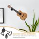 thumbnail image 3 of WASHWEPE 1Jgo Soporte De Pared Para Guitarra Horizontal De Metal Color Negro Duradero, 3 of 8